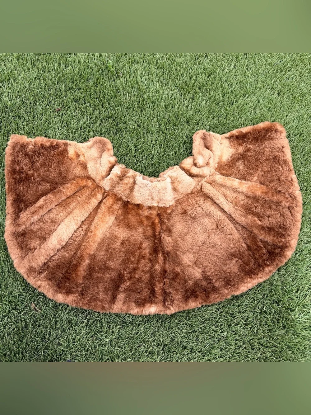 Buttersoft Genuine Sheared Beaver Fur Cape Collar Kids Fred Benioff 1940’s